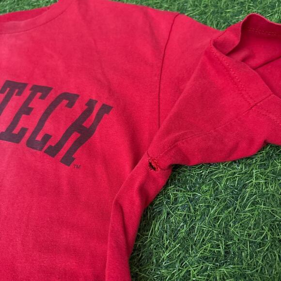 Red Vintage 80’s Texas Tech Champs Sports Graphic Tee - Picture 5 of 5